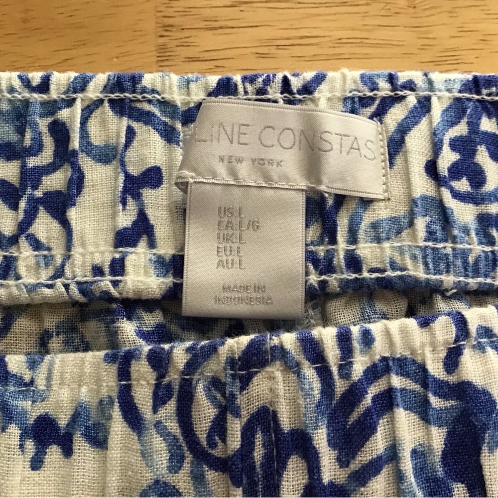 Caroline Constas Split Side Pants Tropical Floral… - image 8